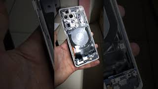 Huawei P50 pro back glass replaced smartphonehuaweip50smartphoneviralshorts [upl. by Eseilanna]