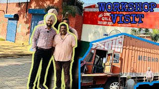 Rajesh Sir ko Workshop ka view Dikhaya or unki Truck ka kaam bhi kiya RRajeshVlogs [upl. by Nyladgam976]