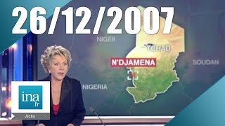 20h France 2 du 26 décembre 2007  Le procès de lArche de Zoé  Archive INA [upl. by Nadda]