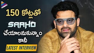 Prabhas Reveals Saaho Movie Real Budget  Saaho Latest Interview  Shraddha Kapoor [upl. by Ymij309]