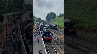 13268 lms mogul at Bridgnorth britishrailways railway train [upl. by Richard]