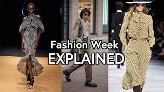 What Is Fashion Week  EXPLAINED [upl. by Rodi]