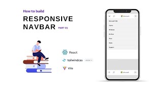 How to build responsive Navbar using React amp TailwindCSS  Vite Project Part 01 No Talking  Music [upl. by Jules]