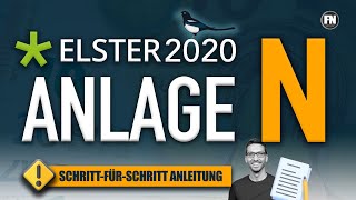 Steuererklärung 2020 Anlage N Elster ausfüllen  Anlage N 2020 Elster Tutorial [upl. by Osanna]