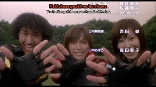 Ninpuu Sentai Hurricanger opening sung by the cast [upl. by Ner]