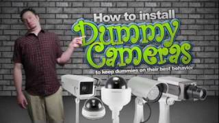 How to install Dummy Security Cameras to keep dummies on their best behavior [upl. by Hanser688]