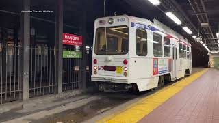 Subway–Surface Trolley Lines in Philadelphia USA 2024 SEPTA Trams [upl. by Nayhr]