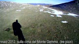 PARAPENDIO decollo dal monte gemmo tre pizzi [upl. by Lovett]