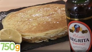 Recette de pâte à crêpes parfumée  750g [upl. by Crysta653]