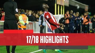 Match Highlights AFC Wimbledon v Brentford [upl. by Koosis571]