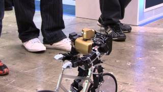 PRIMERV2  Robot Riding a Bicycle like a Boss [upl. by Ittap]