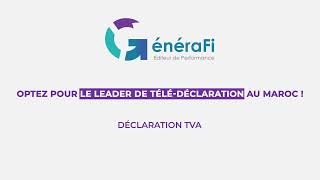 Télédéclaration  GénéraFi TVA [upl. by Emrich574]