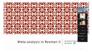 Meta analysis of continuous outcomes in Revman  Live [upl. by Meghan241]