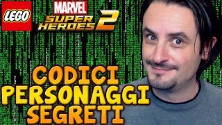 Codici Personaggi Segreti  LEGO Marvel Super Heroes 2  PS4 Pro [upl. by Shuman]