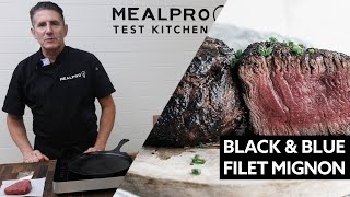 The Black amp Blue Filet Mignon  How to Cook The Most Tender Steak  Filet Mignon Recipe at Home [upl. by Bilek129]