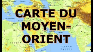 CARTE DU MOYENORIENT [upl. by Fahy684]