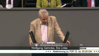 Wolfgang Gehrcke DIE LINKE Den NATOBündnisfall umgehend aufheben [upl. by Aneryc972]