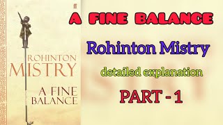 A Fine Balance  Rohinton Mistry  Summary in detailed [upl. by Wynn]