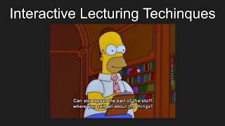 Interactive Lecturing Techniques [upl. by Kissee484]