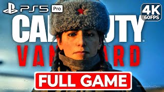 CALL OF DUTY VANGUARD Gameplay Walkthrough Campaign FULL GAME 4K 60FPS PS5 PRO  No Commentary [upl. by Aicened]