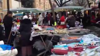 Le marché aux tissus de la Porte de Vanves le dimanche après midi [upl. by Gareth]