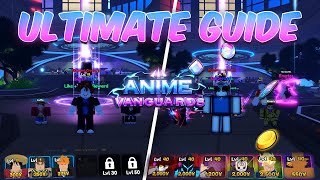 The ULTIMATE GUIDE to Anime Vanguards How To Get Gems Fast Tier List And MORE [upl. by Levi354]