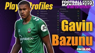 Gavin Bazunu  Player Profiles 10 Years In  FM23 [upl. by Annaul]