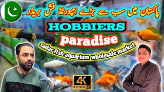 fish aquarium saddar  HOBBiERS Paradise saddar fish aquarium Karachi Pakistan 🐌🦐🐠🐟👌 [upl. by Formica]