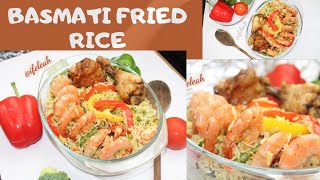 BASMATI FRIED RICE RECIPE [upl. by Lleuqram931]