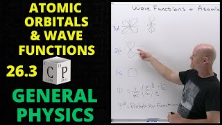 263 Wave Functions and Atomic Orbitals  General Physics [upl. by Aiket]