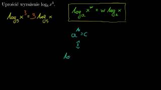 Logarytm potęgi [upl. by Lebyram]