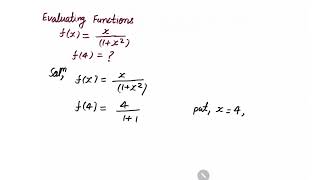 find the value of function How to Evaluate functionQ3 [upl. by Roxana]