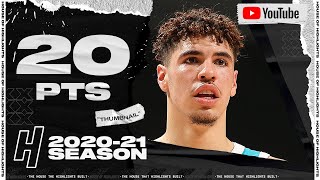 LaMelo Ball 20 Pts 10 Reb Full Highlights vs Timberwolves  February 12 2021  202021 NBA Season [upl. by Inol]