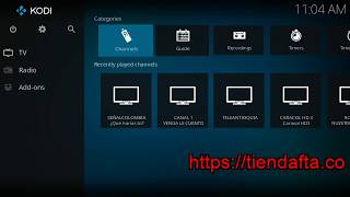 Wetek Play  Libreelec 825  Tvheadend HTSP client [upl. by Car]