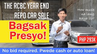 Check out cheapest cars at The RCBC YEAR END REPO CAR SALE No need to bid pwede financing [upl. by Ahsineg526]