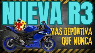 NUEVA YAMAHA R3 2025  MAS DEPORTIVA [upl. by Socher]