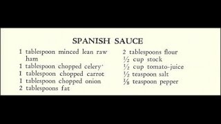 How to Make an old SPANISH SAUCE Typed Recipe  Tomato carrot celery  Savory Dish [upl. by Pliske]