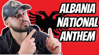 🇦🇱 Albania National Anthem  Himni I Flamurit British REACTION [upl. by Carlick]