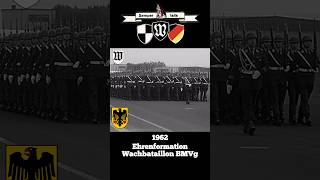 Ehrenformation des Wachbataillons 1962🦅🇩🇪militär bundeswehr parade geschichte marsch soldat [upl. by Stig729]