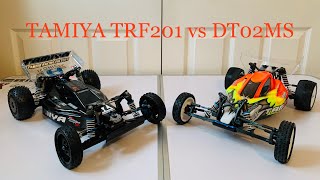 E53 Tamiya DT02MS vs Tamiya TRF201 Which Is Best [upl. by Titania]