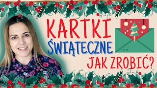 KARTKA BOŻONARODZENIOWA z papieru ECO  jak zrobić 🎄 Pomysły na kartki świąteczne ręcznie robione [upl. by Sueaddaht378]