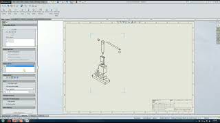 SolidWorks Asn12 TUT2ASSYxx Video 12C Dwg [upl. by Egamlat]