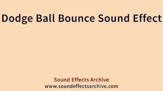 Dodge Ball Bounce Sound Effect  Royalty Free [upl. by Kired]