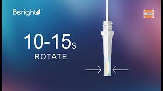 MEDINICS  BERIGHT SARSCoV2 Antigen Rapid Test Nasal Swab Home Use [upl. by Felty252]