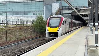 Greater Anglia Class 745 departs from Stansted Airport [upl. by Mayyahk]