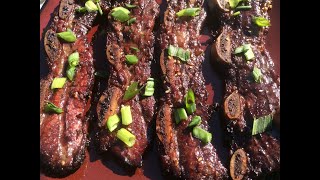 Spokane BBQ Company  Flanken cut Korean beef short ribs [upl. by Rafael]