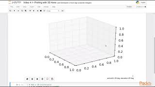 Developing Advanced Plots with Matplotlib  Plotting with 3D Axes  packtpubcom [upl. by Hairehcaz988]