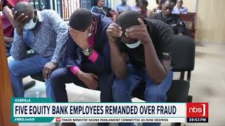 Five Equity Bank Employees Remanded Over Fraud  NBS Liveat9 [upl. by Assillam]