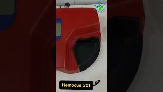 Hemoglobin Estimation  portable Hb machine  hemocue 301  hematology  Hb determination [upl. by Iren]