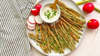 Air Fryer Asparagus Fries Recipe [upl. by Einre]